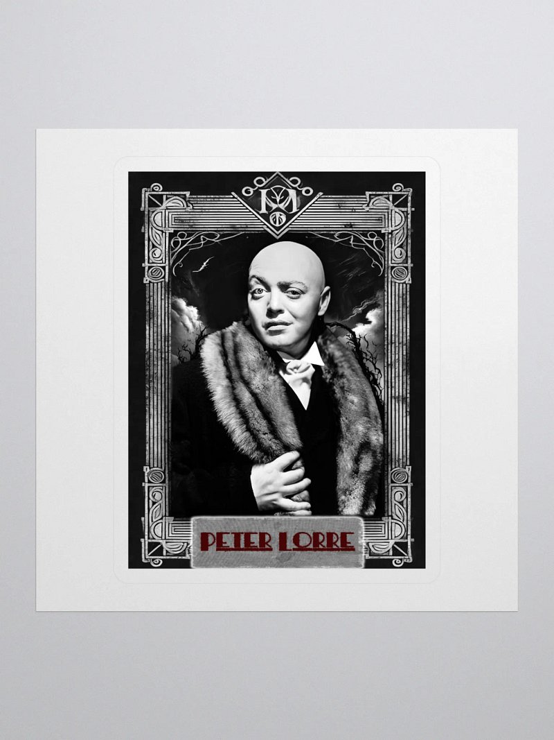 Peter Lorre Sticker