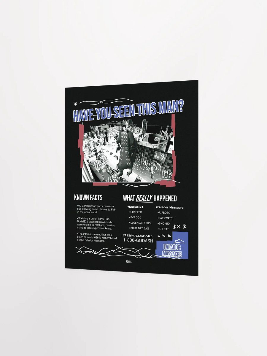 Durial321 (Falador Massacre) - Poster product image (2)