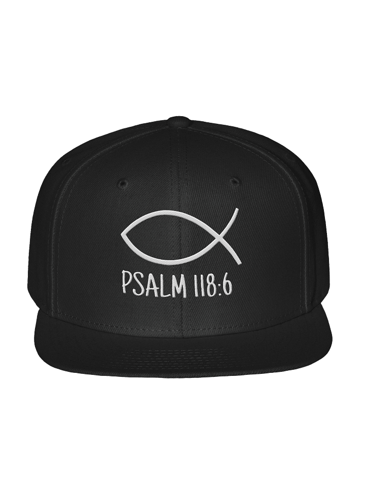 Christian Symbol Psalm 118:6 Hat product image (1)