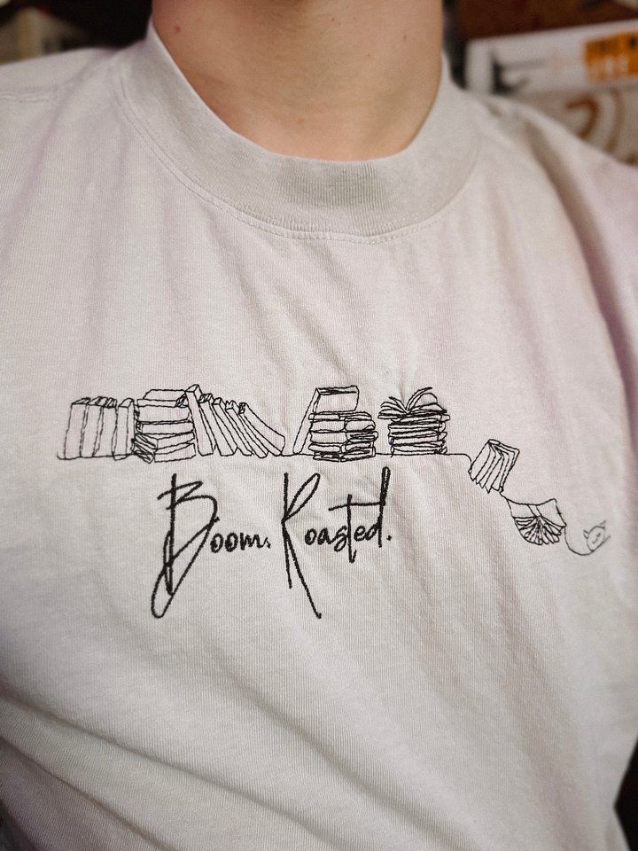 Bookshelf Roast Oversized Faded Tee product image (2)