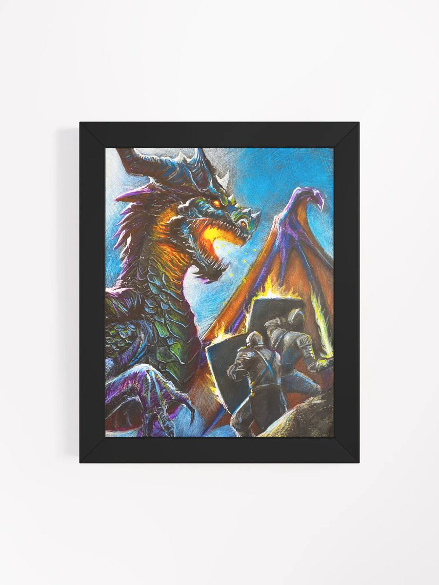 Dragon's Fury Matte Print Framed product image (4)