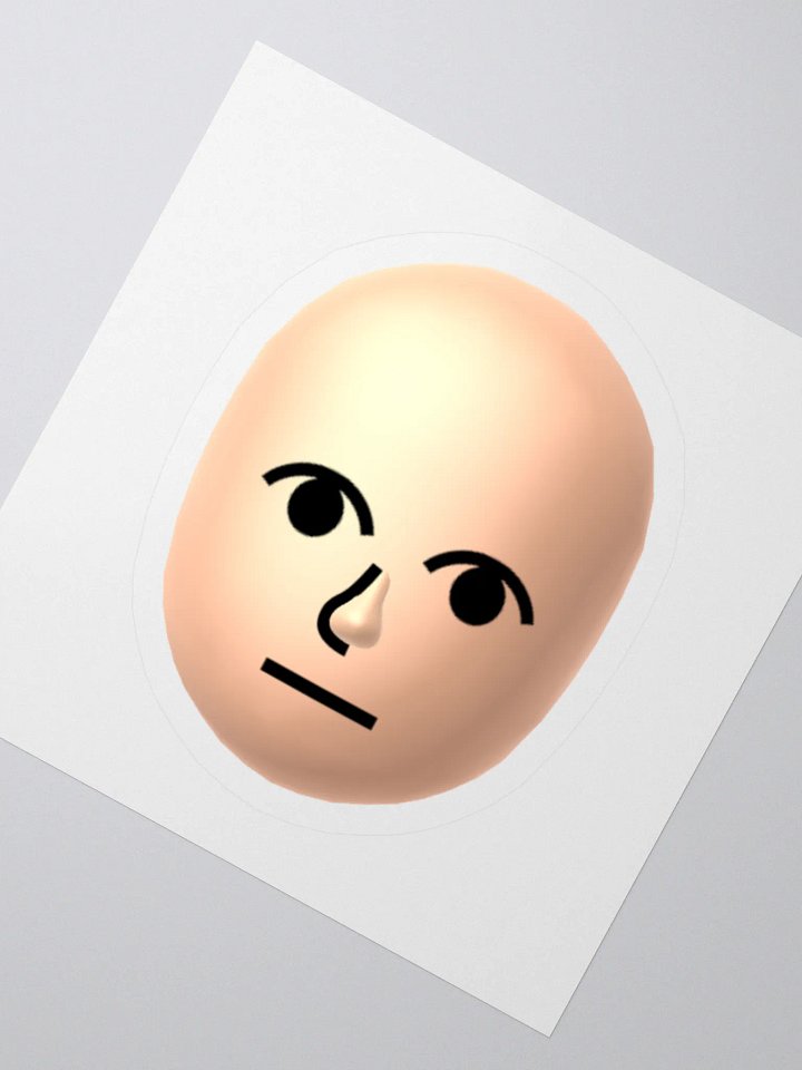 Bald Mii Sticker product image (3)