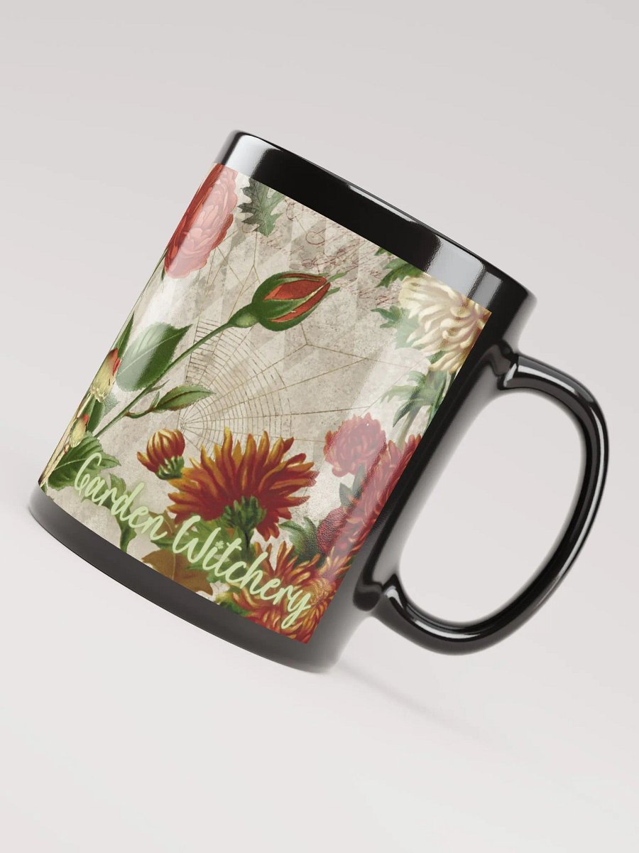 Garden Witchery #1 BLACK GLOSSY MUG product image (4)