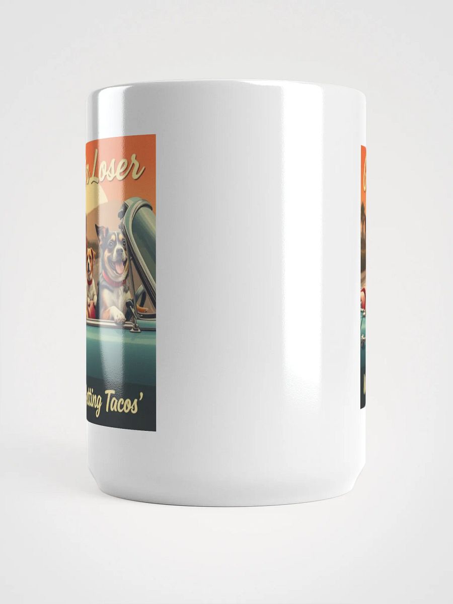 Dogs Road Trip White Glossy Mug product image (6)