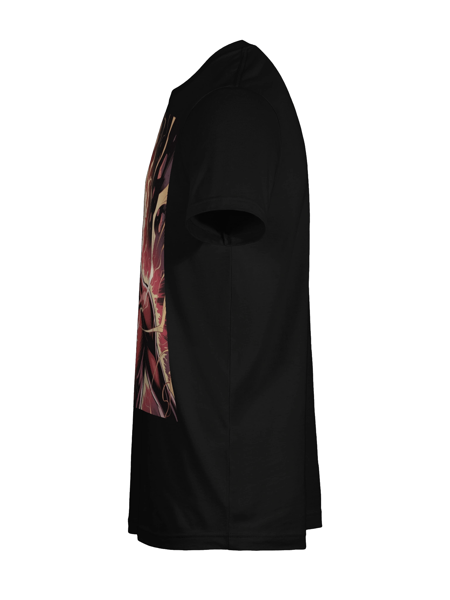 Dark Phoenix Flame Rebirth Supersoft T-Shirt – Cosmic Wing Eclipse product image (11)