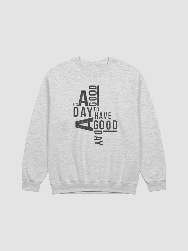 Good Day Typographic Crewneck Sweatshirt product image (5)