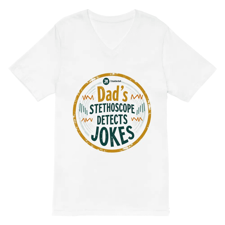 Vintage Dad's Stethoscope V-Neck Tee product image (6)