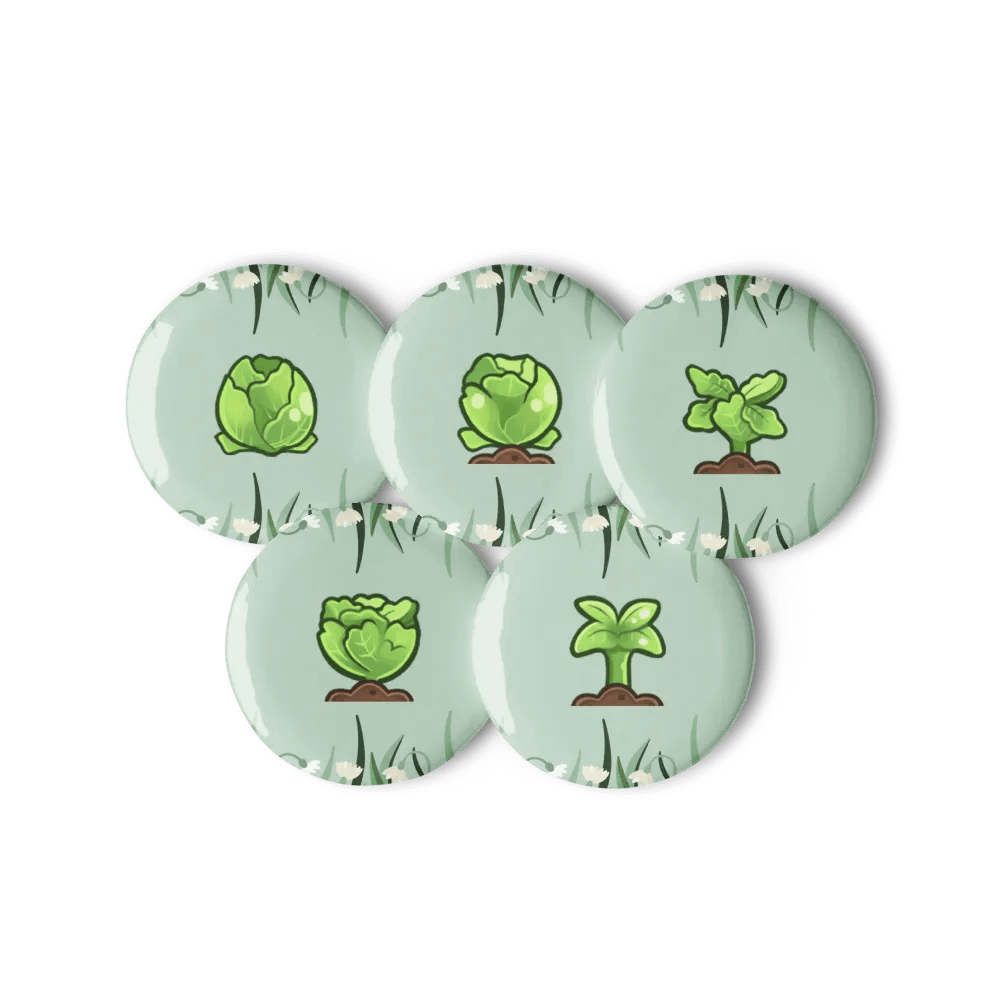 The Cabbage pin set! product image (11)