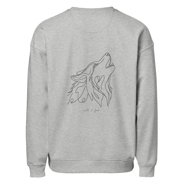 Organic Oversized Sweatshirt (Unisex) product image (2)