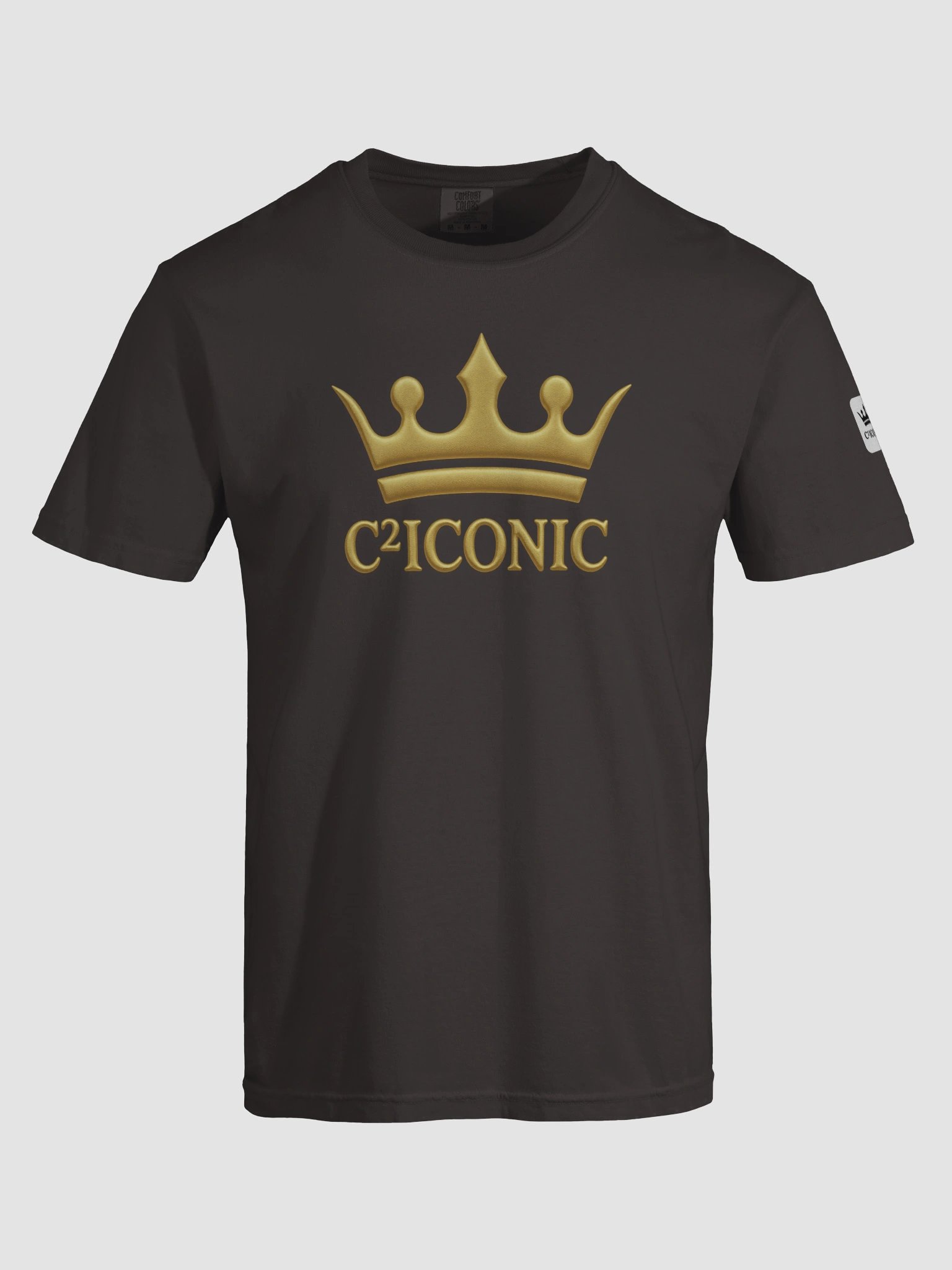 C² ICONIC Graphic T-Shirt with Gold Metallic Logo product image (97)