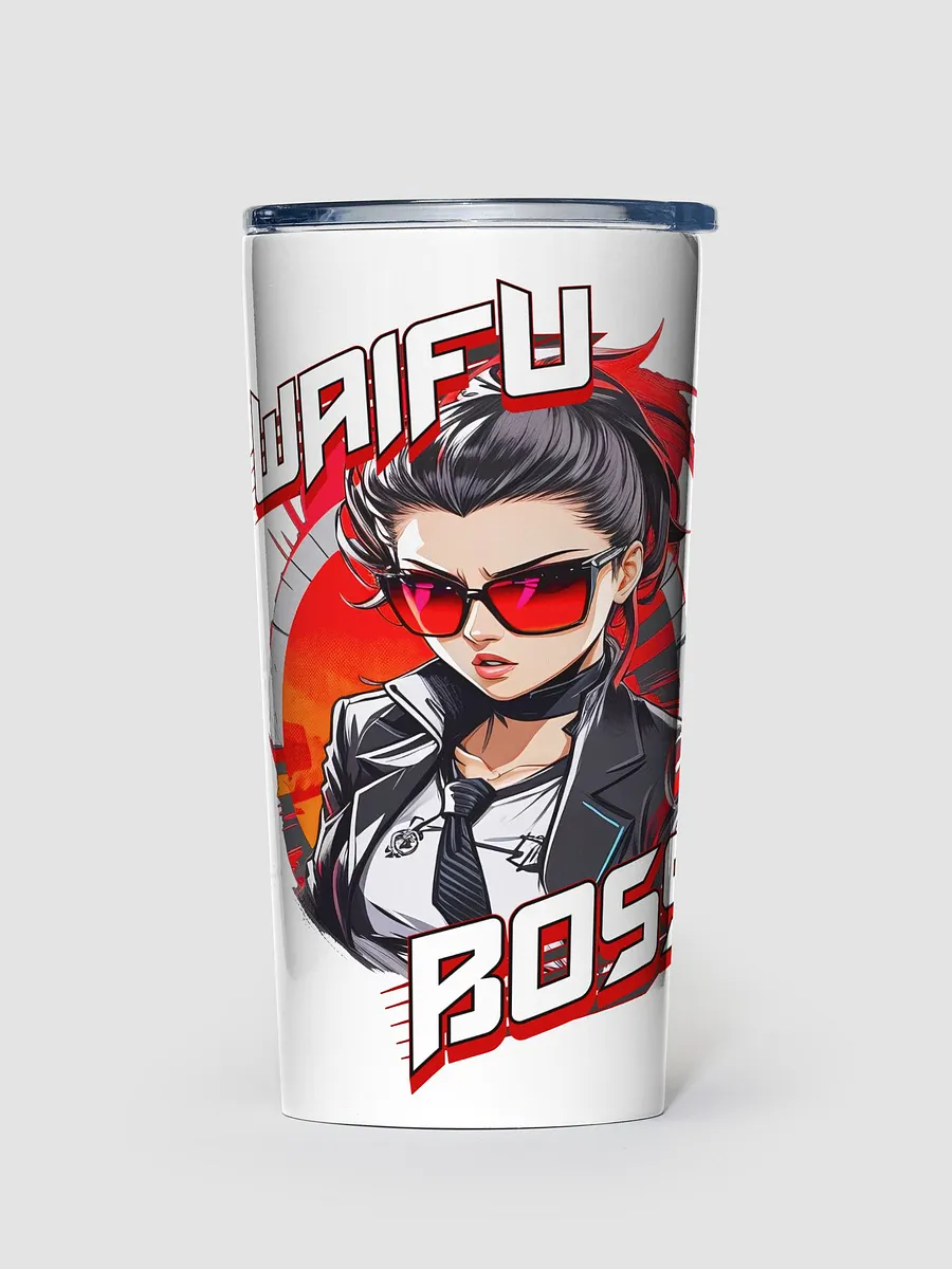 Waifu Boss 20 oz oz Stainless Steel Tumbler - v1 product image (1)