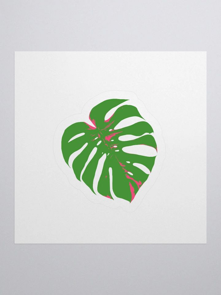 Lush Monstera Kiss Cut Stickers product image (2)