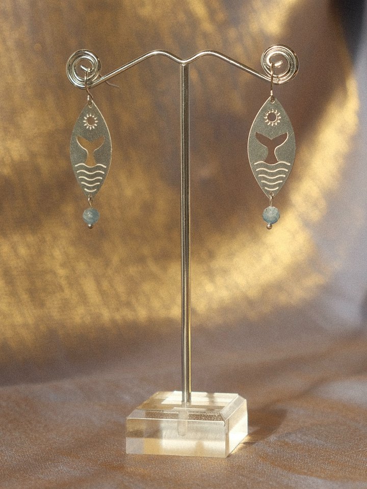 Kyanite Ocean Earrings product image (1)