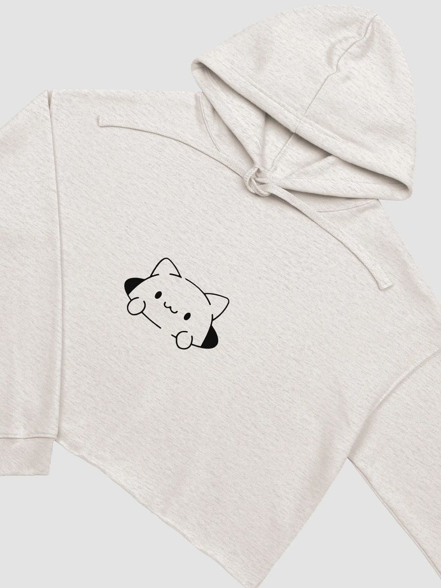 Cute Cartoon Cat Crop Hoodie product image (14)