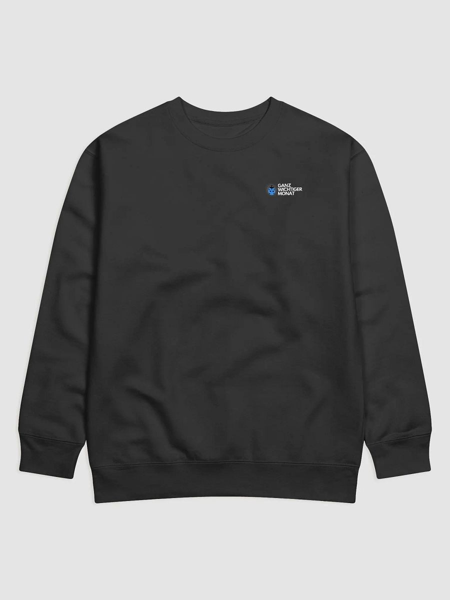 Ganz wichtiger Monat (Schwarz) - Premium Sweater product image (1)