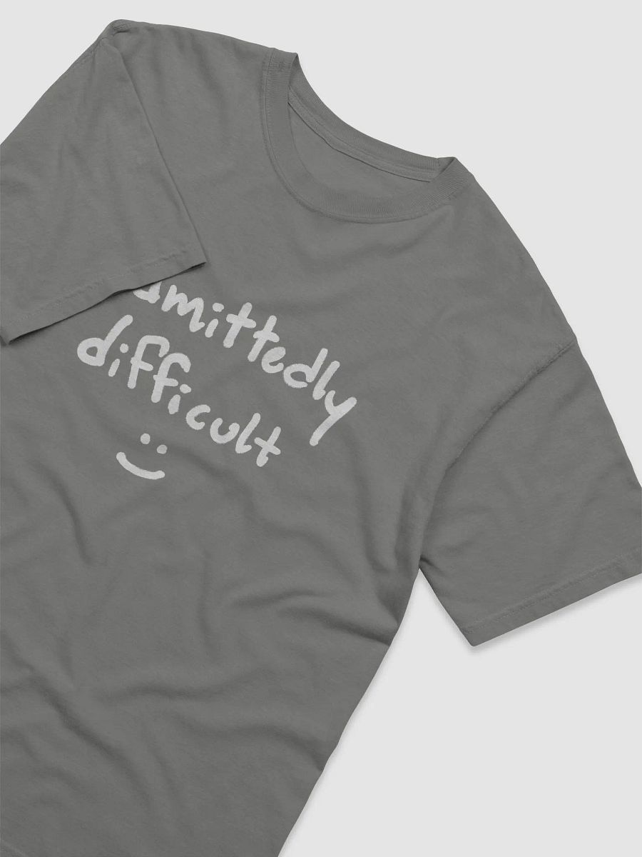 admittedly difficult (white) garment-dyed tee product image (3)