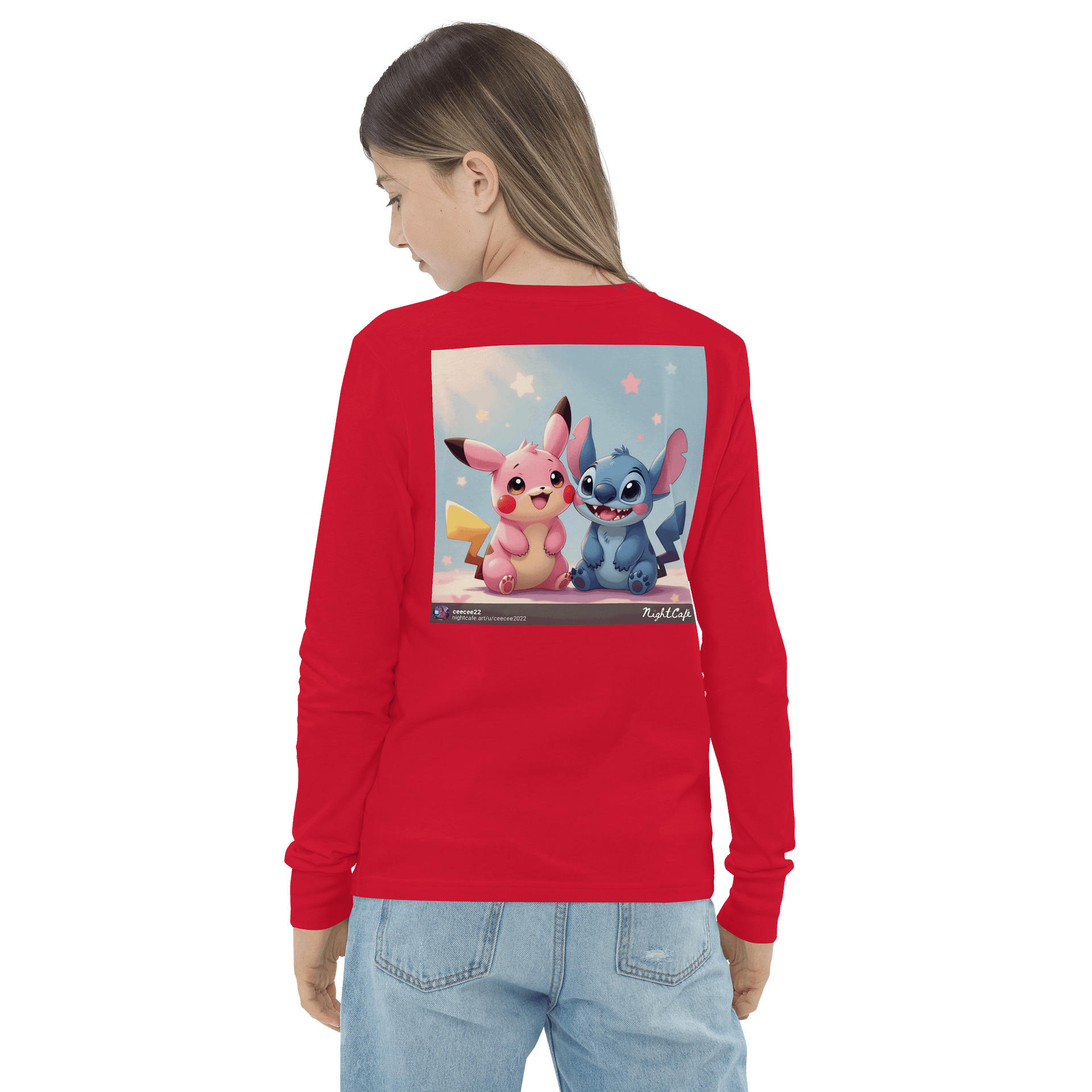 Dreamy Creatures Youth Long Sleeve T-Shirt product image (8)