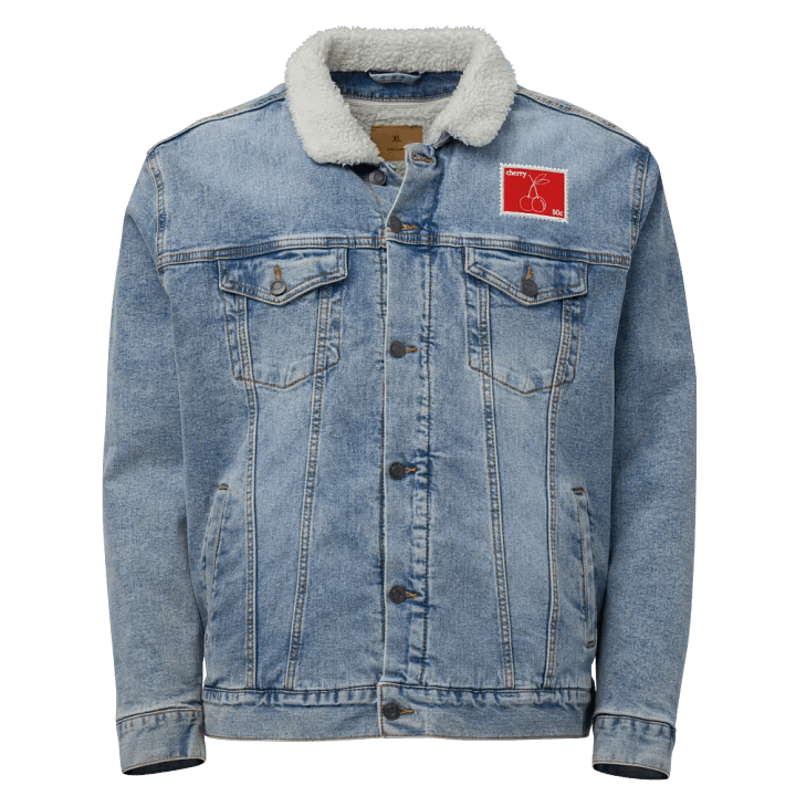 Cherry Sherpa Denim Jacket product image (2)