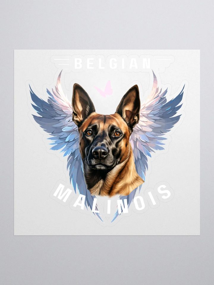 Winged Belgian Malinois Sticker product image (2)