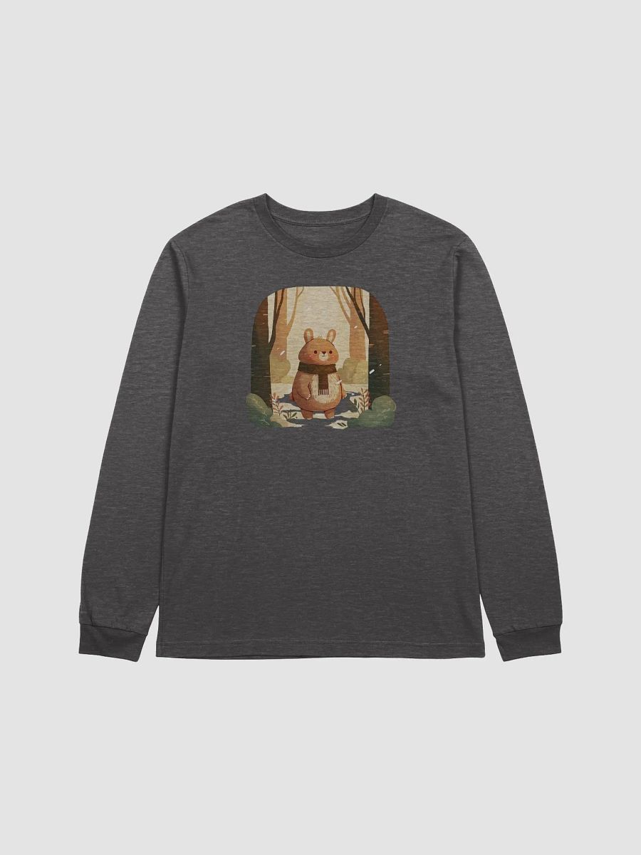 Cozy Winter Bear Long Sleeve T-Shirt product image (1)
