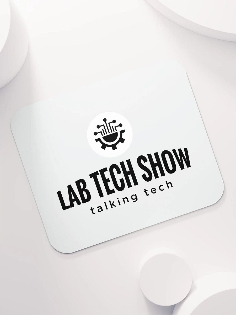 Lab Tech Show Mouse Pad Black & White product image (7)