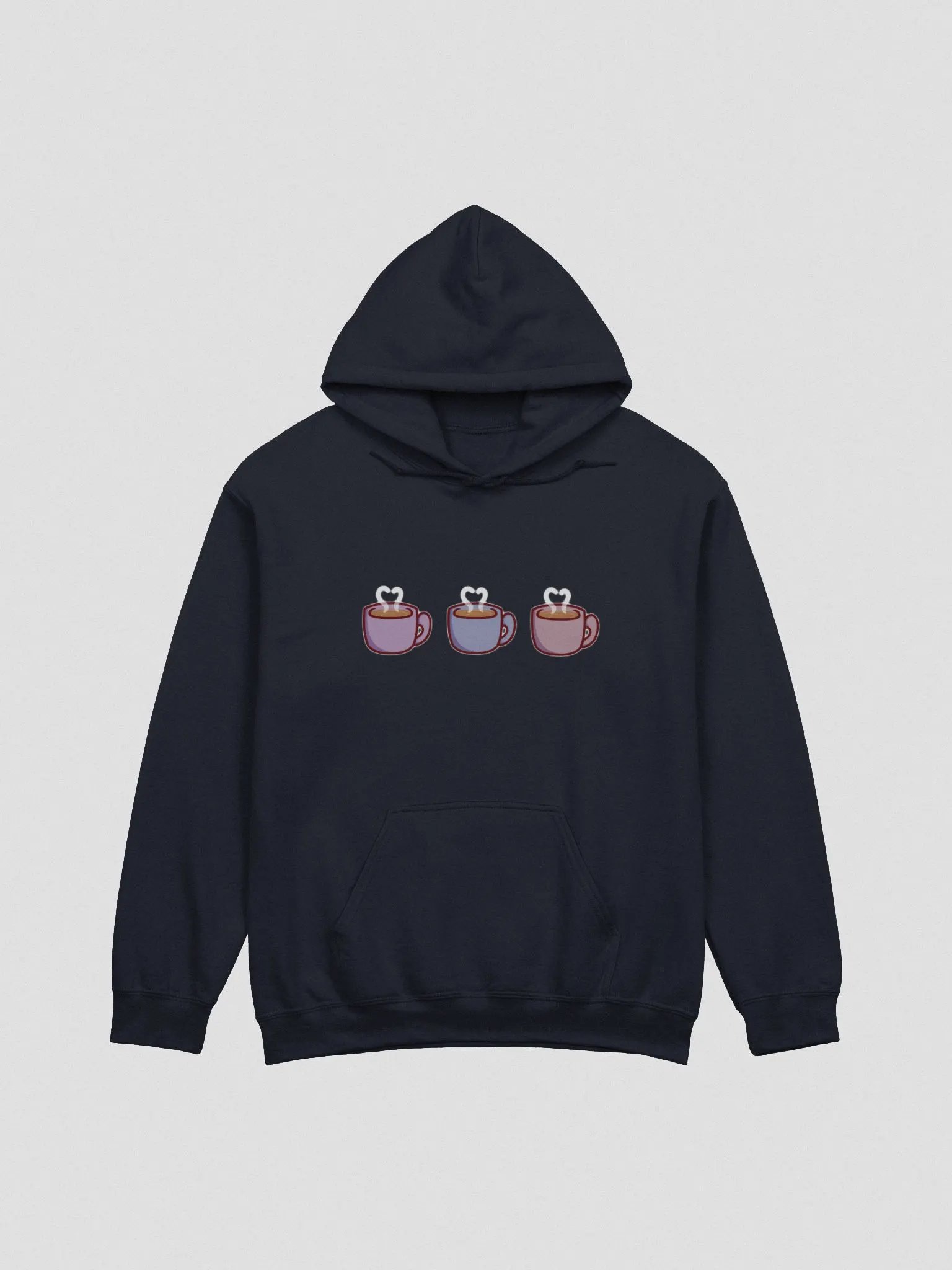 Cute & Cozy Hot Drinks Unisex Hoodie product image (2)