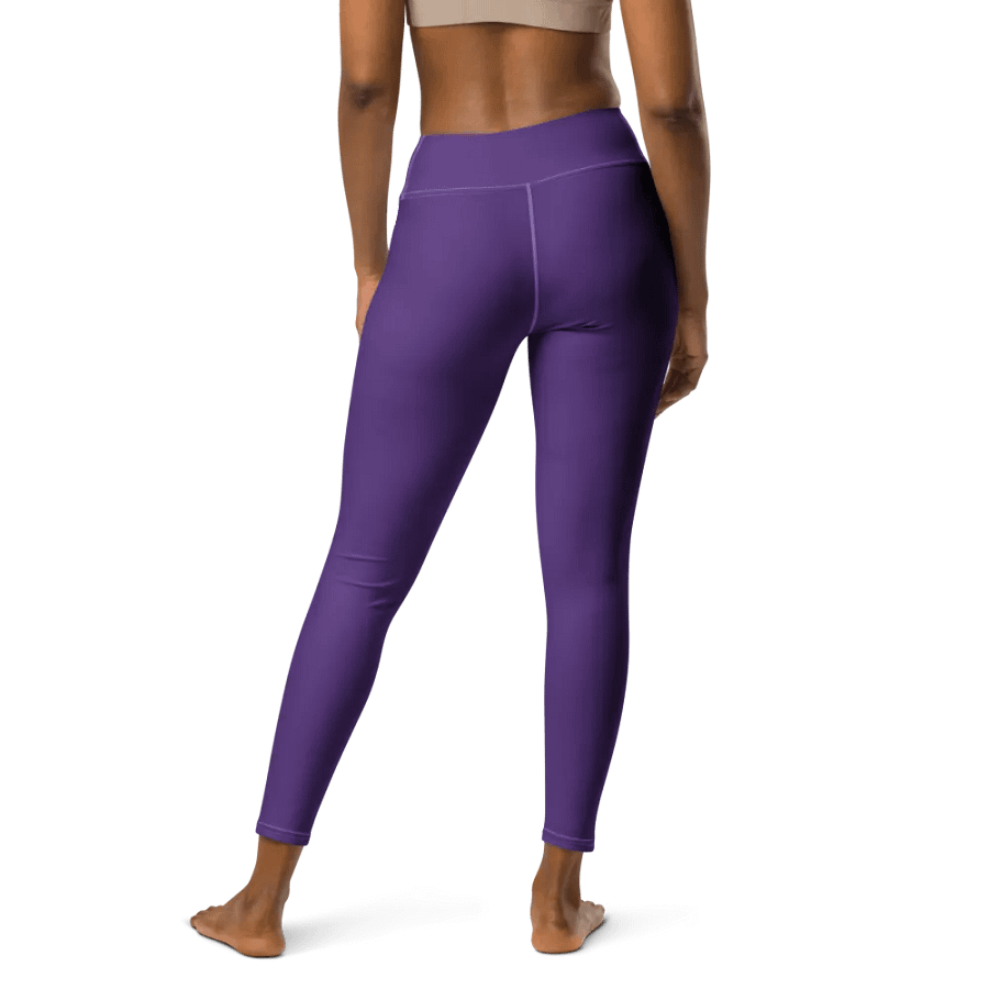 Unisex Purple Yoga Leggings product image (2)