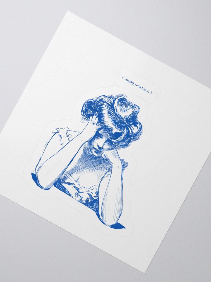 Thinking Girl | Sticker product image (7)