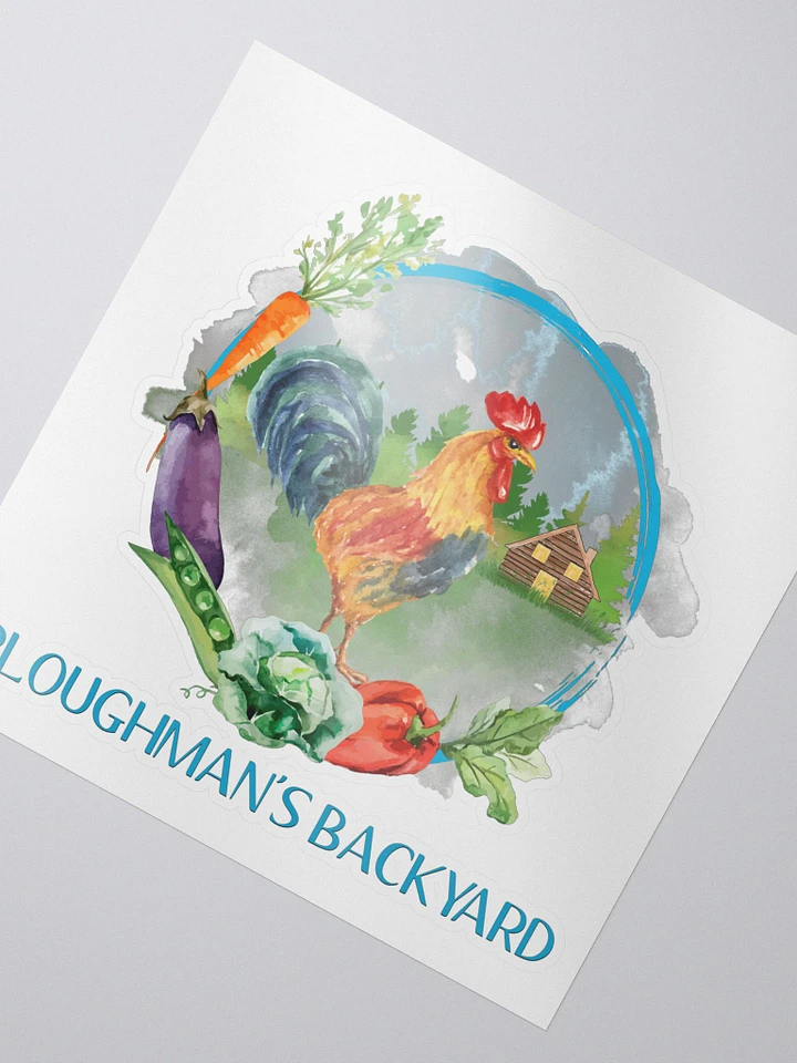 Ploughman's Backyard Sticker product image (2)