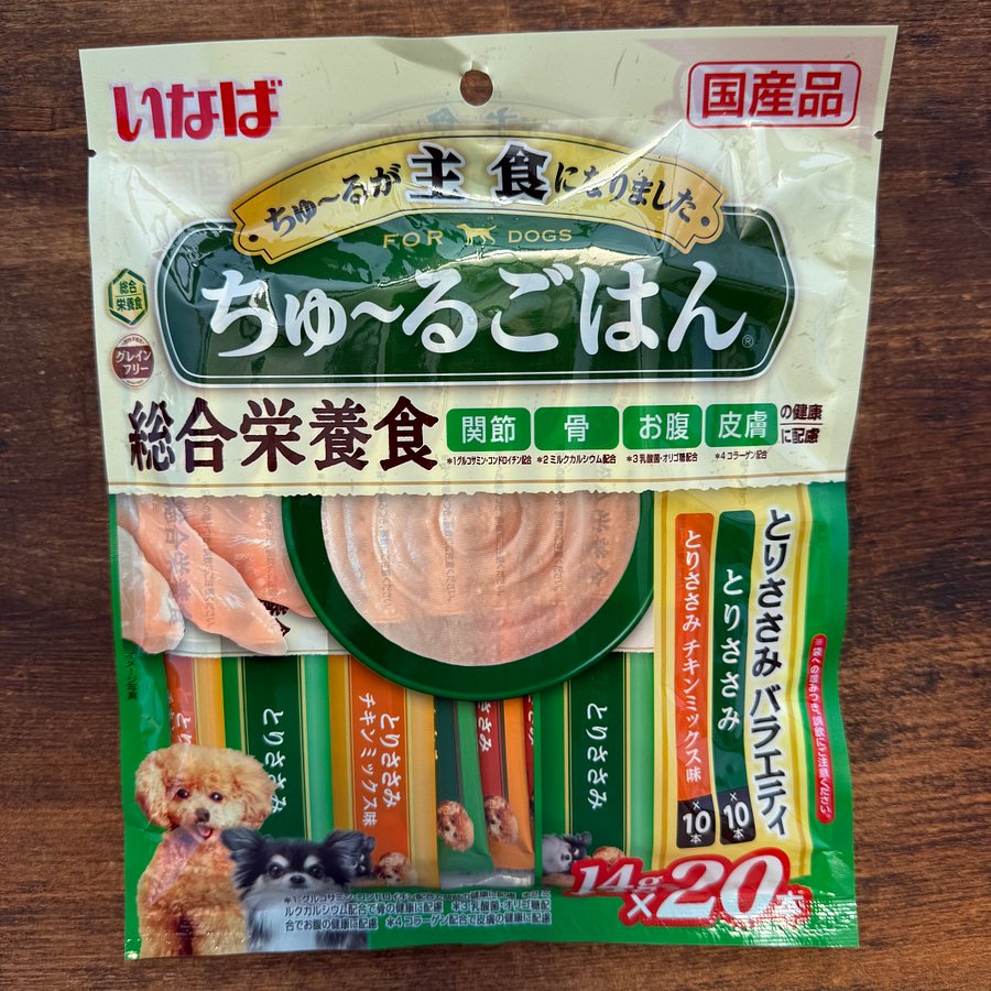 🎎 Inaba Churu Gohan – Chicken Variety Pack (20 Sticks, Complete & Balanced Dog Food) – Japanese Wife Approved product image (7)