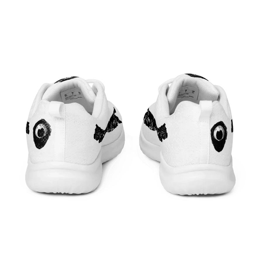 Peacock Black on White Shoe product image (4)