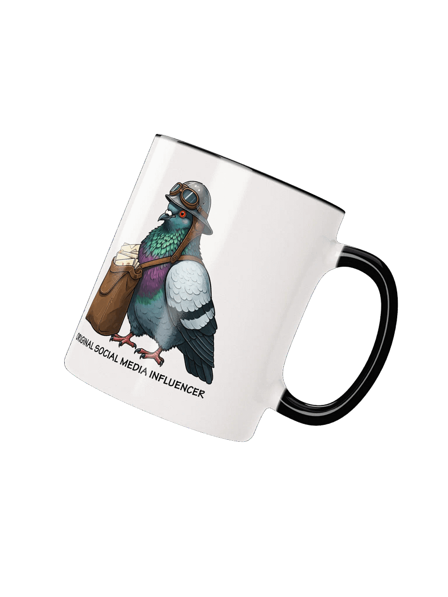 Social Media Influencer Pigeon Ceramic Mug product image (14)