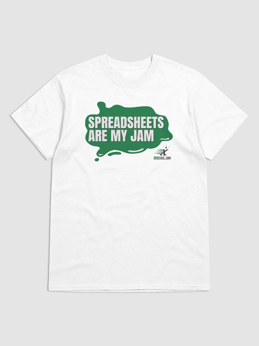 Spreadsheets Are My Jam - White T-shirt product image (4)