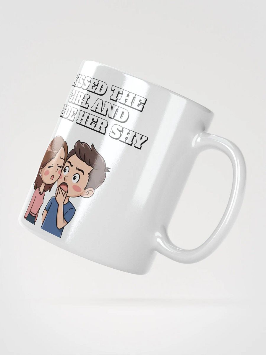 Kissed The Girl And Made Her Shy - Nursery Rhythm Parody White Mug product image (9)