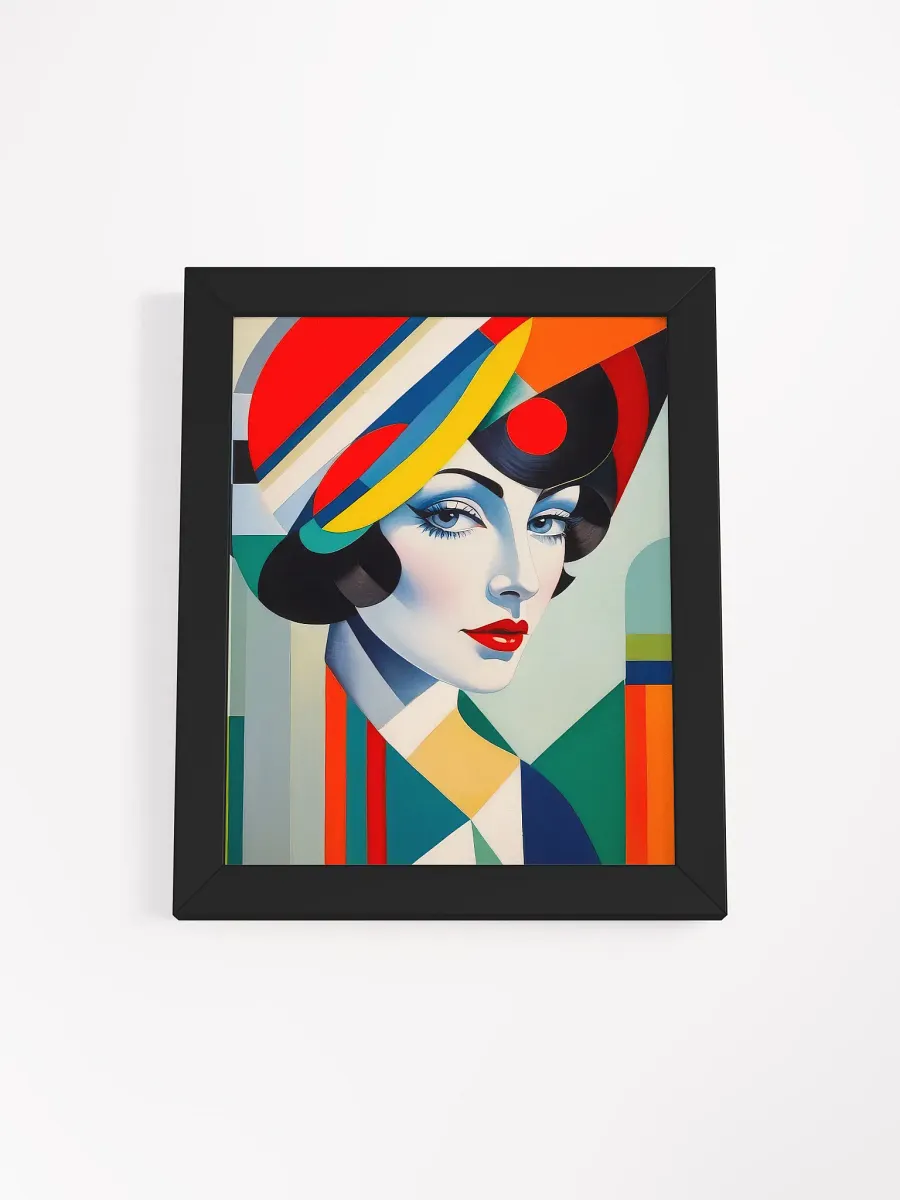 Vibrant Lucy - Flapper Girl - Wall Art - Framed product image (5)