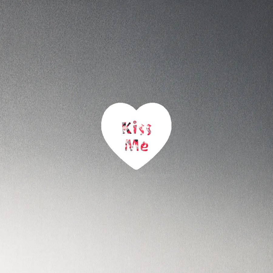 Kiss Me Text On White product image (5)