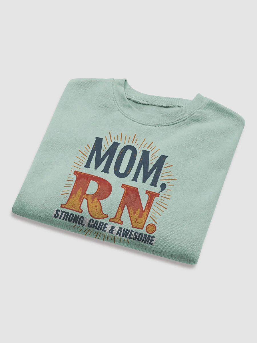 Mom, RN Burst Crop Sweatshirt product image (22)