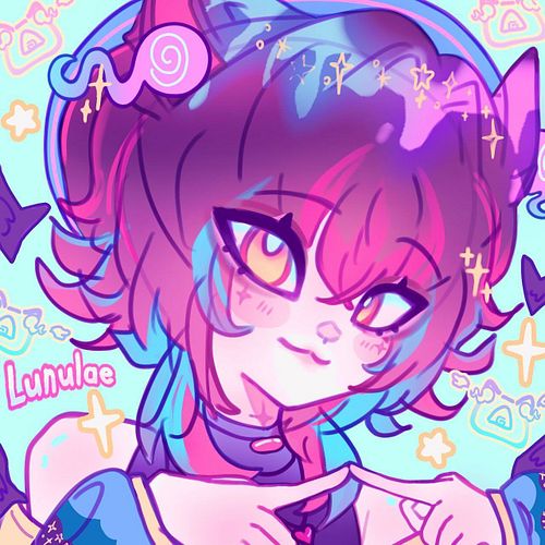 Art by @/lunulae on Twitter! 💓

I was lucky enough to win their art raffle, I’M OBSESSED!!!! 

🏷️
#Vtuber - #vtubers - #vtube...