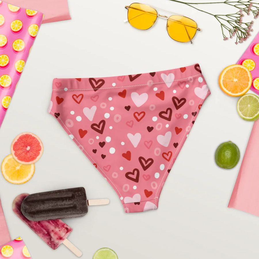 Heart Print Bikini Bottom product image (4)