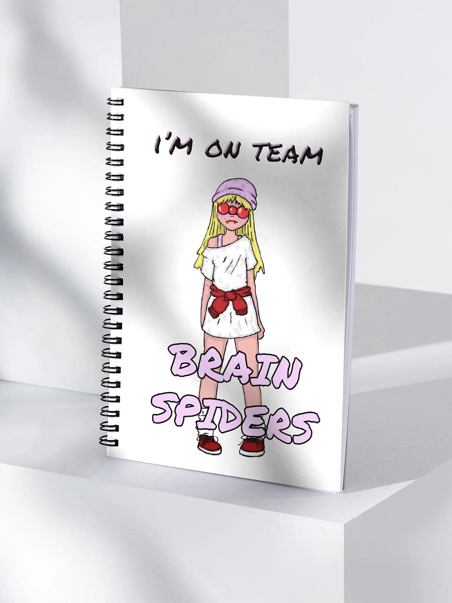 Team Brain Spiders Spiral Notebook product image (4)