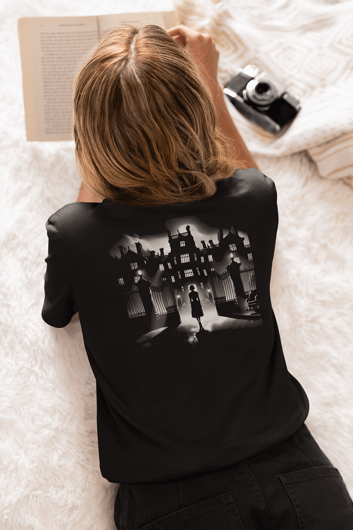 Mansion Mystery: A Noir Silhouette (Womens Tee) product image (2)