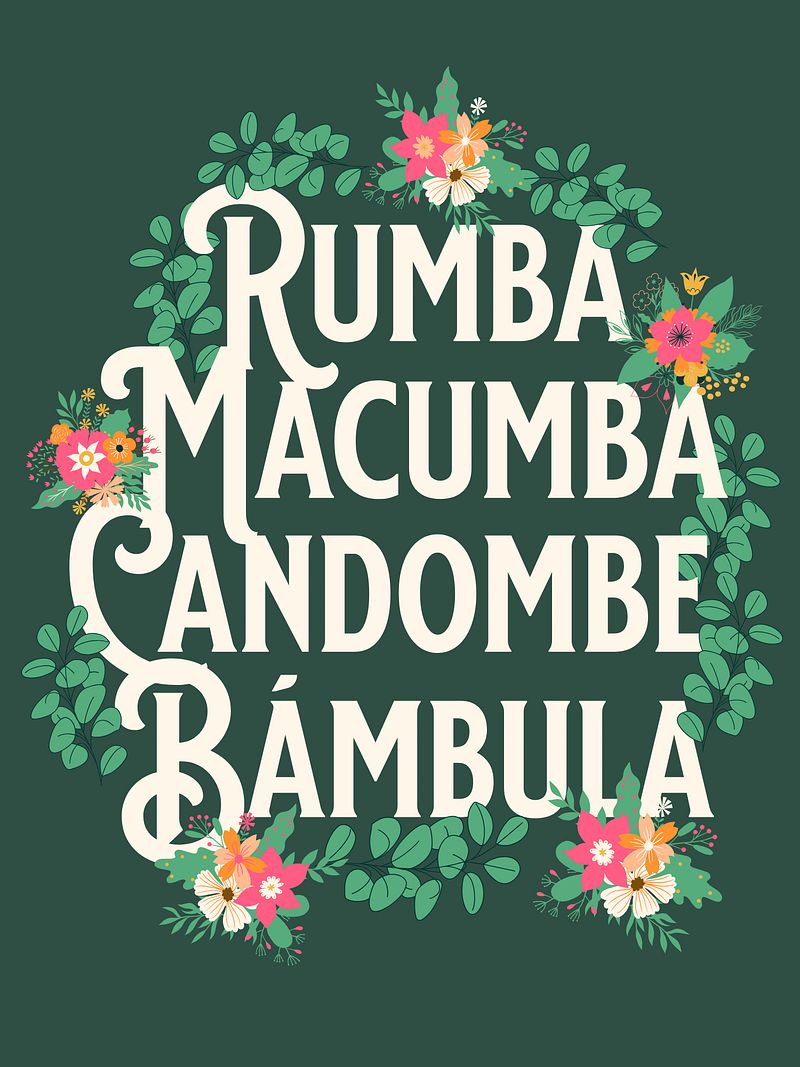 Rumba Macumba Candombe Bámbula Camiseta Unisex