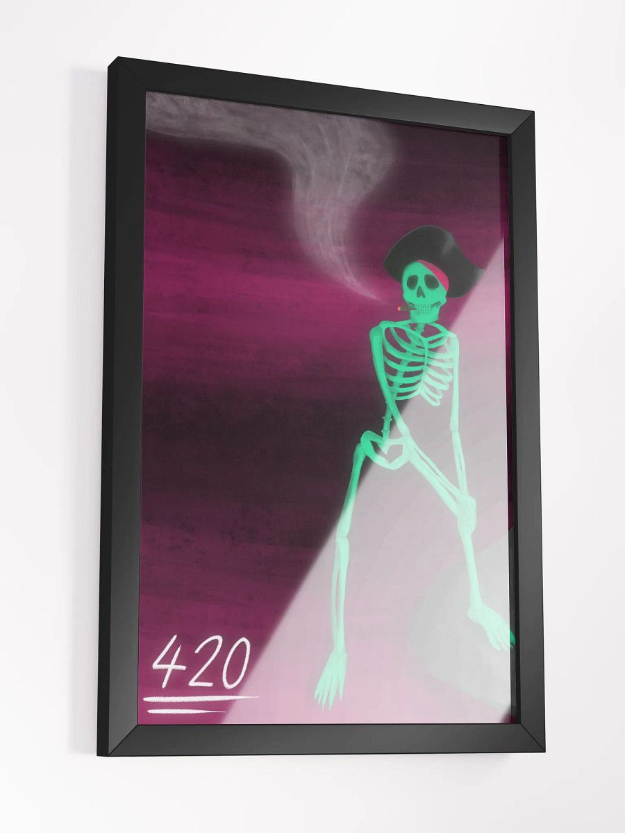 THE AWESOME SKELETON PAINTING [FRAMED] product image (3)
