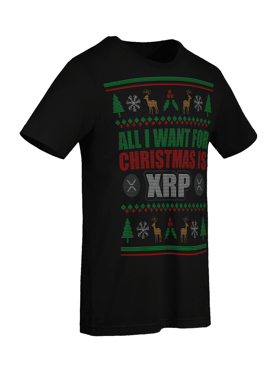 Ugly Christmas Sweater XRP,  Fun Crypto Enthusiast Gift Idea Ugly Christmas Sweater Unisex T-Shirt product image (53)
