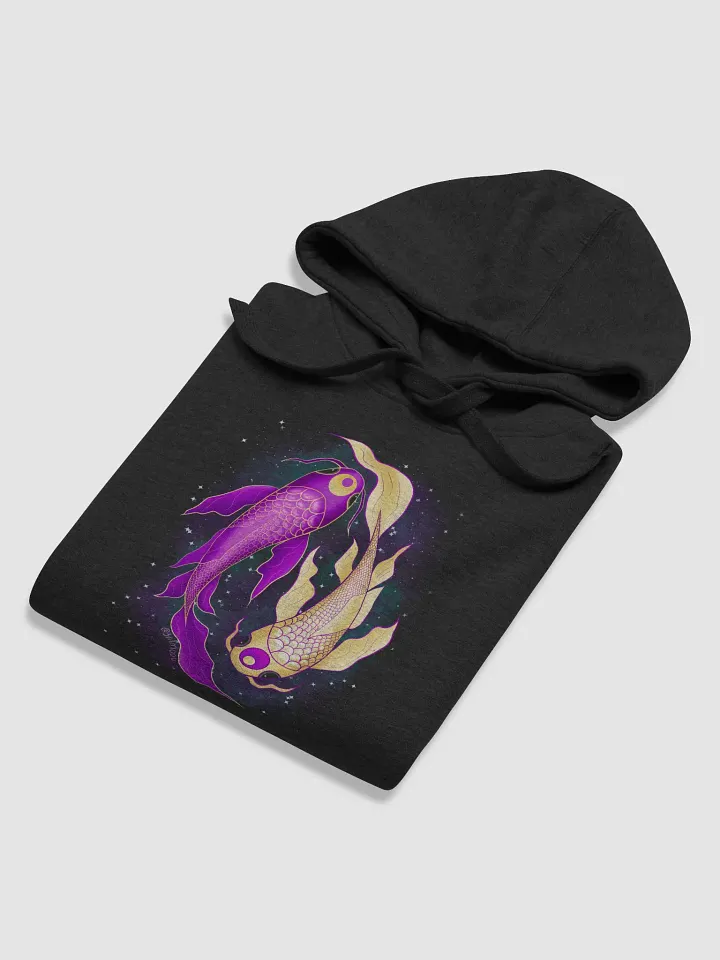 Moonie Koi Hoodie Sweatshirt w/ print on sleeve product image (1)