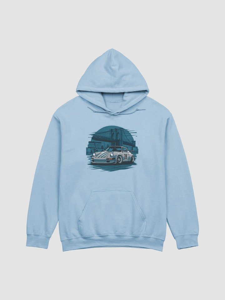 🔥 Japanese Sports Car & Samurai Temple Hoodie – Power & Tradition in One Design! 🚗⛩️ product image (1)