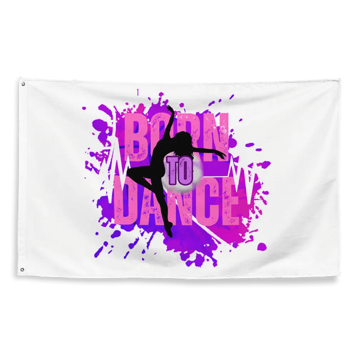 Born to Dance Her Silhouette Flag product image (2)
