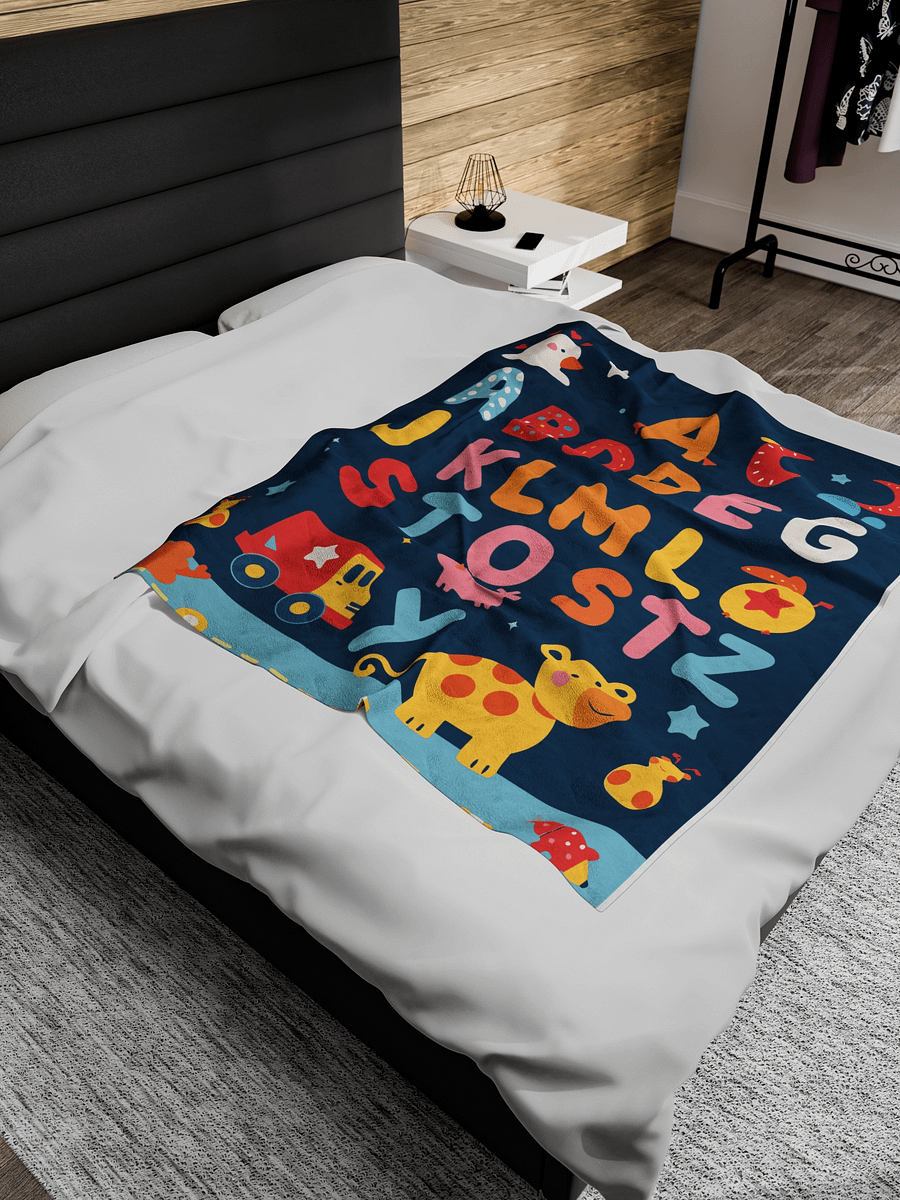 Pack of 13 Adorable Digital Art Design for Children's Blanket - Toys, Moon, and Stars Theme product image (9)