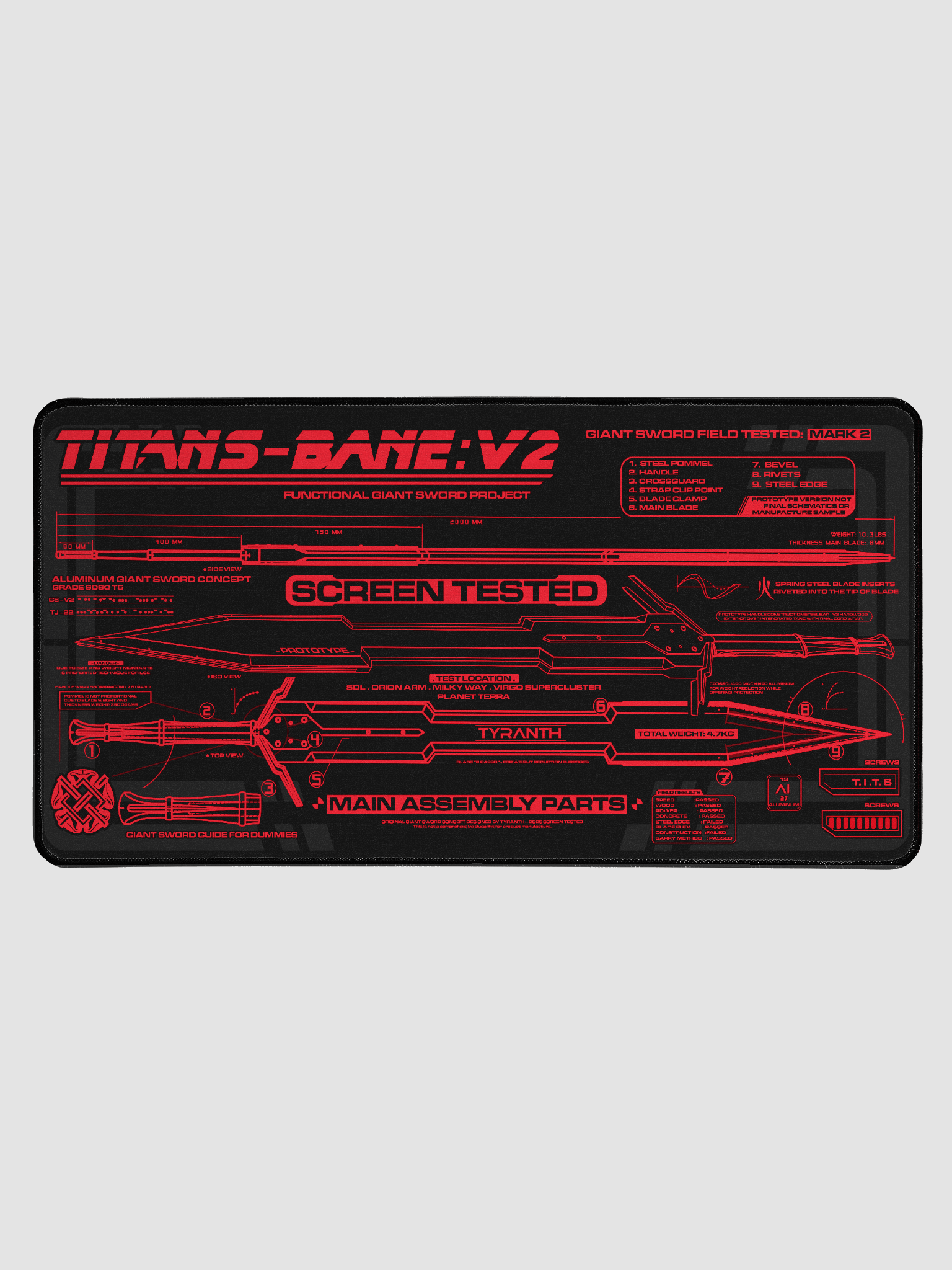 Titans Bane Mouse Pad product image (3)