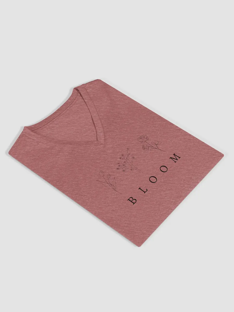 Bloom Elegance V-Neck Tee product image (8)